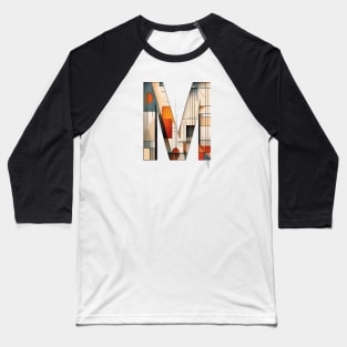 Alphabet - Letter M Baseball T-Shirt